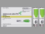 Adalimumab-Adbm(Cf)Pen: Esto es un Kit De Inyector De Pluma imprimido con nada en la parte delantera, nada en la parte posterior, y es fabricado por None.