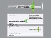 Adalimumab-Adbm(Cf): This is a Syringe Kit imprinted with nothing on the front, nothing on the back.