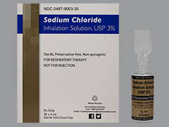 Esto es un Vial Nebulizador transparente imprimido con nada en la parte delantera, nada en la parte posterior, y es fabricado por NEPHRON CORP.