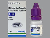 Brimonidine Tartrate: This is a Drops imprinted with nothing on the front, nothing on the back.