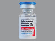 Deferoxamine Mesylate 2 G (package of 1.0) Vial
