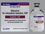 Ribavirin: This is a Vial Nebulizer imprinted with nothing on the front, nothing on the back.