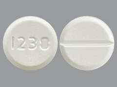 Esto es un Tableta blanco redondo imprimido con 1238 en la parte delantera, nada en la parte posterior, y es fabricado por VIONA PHARMACEU.