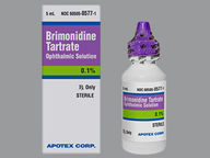 Gotas de 0.1 % (package of 5.0) de Brimonidine Tartrate