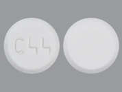 Telmisartan: This is a white round Tablet imprinted with C44 on the front, nothing on the back, and is manufactured by MODAVAR PHARMAC.