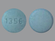 Nebivolol Hcl: This is a Tablet imprinted with 1356 on the front, nothing on the back.