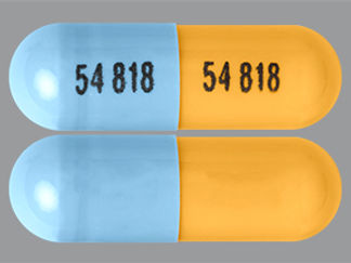 Esto es un Cápsula imprimido con 54 818 en la parte delantera, nada en la parte posterior, y es fabricado por None.