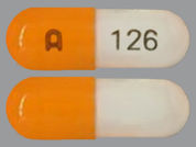 Trospium Chloride: This is a Capsule Er 24 Hr imprinted with Logo on the front, 126 on the back.