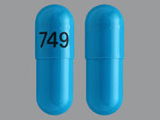 Tiadylt Er: This is a Capsule Er 24hr imprinted with 749 on the front, nothing on the back.