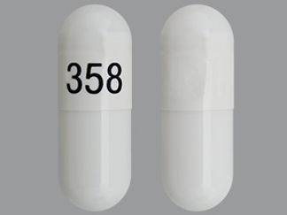 This is a Capsule Er 24 Hr imprinted with 358 on the front, nothing on the back.