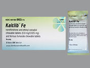 Kaitlib Fe: This is a Tablet Chewable imprinted with LU on the front, I61 or I62 on the back.