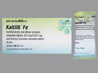 Kaitlib Fe 0.8-25(24) Tablet Chewable