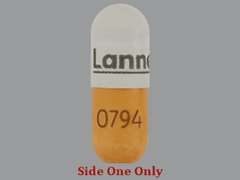 This is a light orange oblong Capsule Er 24 Hr imprinted with Lannett on the front, 0794 on the back, and is manufactured by GSMS, INC..