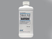 Valproic Acid: This is a Solution Oral imprinted with nothing on the front, nothing on the back.