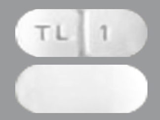 Esto es un Tableta Er 12 Hr imprimido con TL 1 en la parte delantera, nada en la parte posterior, y es fabricado por None.