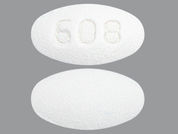 Gabapentin Er: This is a Tablet Er 24 Hr imprinted with 608 on the front, nothing on the back.