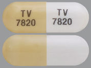 Fingolimod: This is a Capsule imprinted with TV  7820 on the front, TV  7820 on the back.