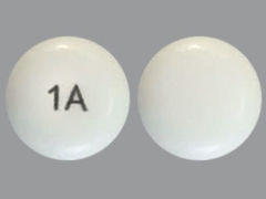 This is a Tablet Dr imprinted with 1A on the front, nothing on the back.