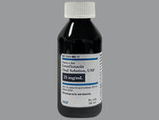 Levofloxacin: This is a Solution Oral imprinted with nothing on the front, nothing on the back.