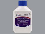 Polyethylene Glycol: This is a white Powder imprinted with nothing on the front, nothing on the back, and is manufactured by CAMBER CONSUMER.