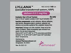 This is a transparent round Patch Transdermal Semiweekly imprinted with 0.05 MG on the front, nothing on the back, and is manufactured by AMNEAL PHARMACE.