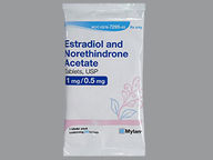 Tableta de 1 Mg-0.5Mg de Estradiol-Norethindrone Acetat
