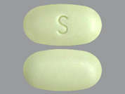 Colestipol Hcl: This is a yellow elliptical Tablet imprinted with S on the front, nothing on the back, and is manufactured by NORTHSTAR RX LL.