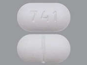 Theophylline Er: This is a white oblong Tablet Er 12 Hr imprinted with 741 on the front, nothing on the back, and is manufactured by CHARTWELL RX LL.