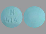 Bisoprolol Fumarate/Hctz: Esto es un Tableta imprimido con N  414 en la parte delantera, nada en la parte posterior, y es fabricado por None.