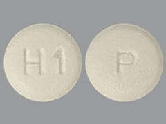 This is a white round Tablet imprinted with H1 on the front, P on the back, and is manufactured by CAMBER PHARMACE.