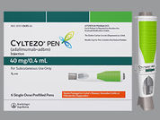 Cyltezo(Cf) Pen Crohn'S-Uc-Hs: Esto es un Kit De Inyector De Pluma imprimido con nada en la parte delantera, nada en la parte posterior, y es fabricado por None.