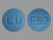 Fyavolv: This is a Tablet imprinted with F52 on the front, LU on the back.