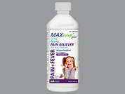 Maxrelief Junior: This is a colorless Suspension Oral imprinted with nothing on the front, nothing on the back, and is manufactured by AKRON PHARMA IN.