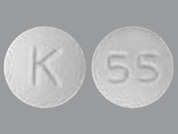 Pitavastatin Calcium: This is a white round Tablet imprinted with K on the front, 55 on the back, and is manufactured by AUROBINDO PHARM.