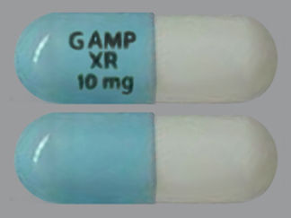 Esto es un Cápsula LP 24 Hr imprimido con G AMP XR 10 mg en la parte delantera, 030 en la parte posterior, y es fabricado por None.