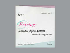 This is a Ring Vaginal imprinted with nothing on the front, nothing on the back, and is manufactured by PHARMACIA-UPJHN.