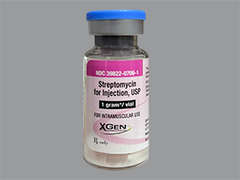 This is a white Vial imprinted with nothing on the front, nothing on the back, and is manufactured by X-GEN PHARMACEU.