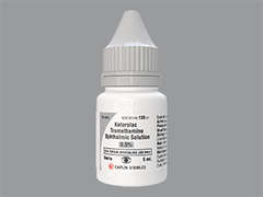This is a colorless Drops imprinted with nothing on the front, nothing on the back, and is manufactured by CAPLIN STERILES.