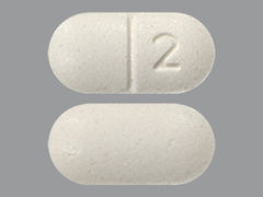 This is a white oblong Tablet imprinted with 2 on the front, nothing on the back, and is manufactured by XLCARE PHARMACE.