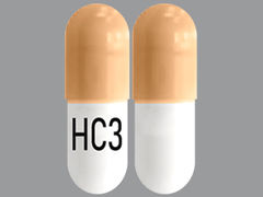 This is a Capsule imprinted with HC3 on the front, nothing on the back.