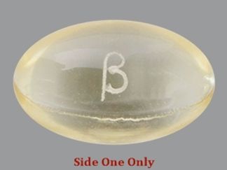 This is a Capsule imprinted with logo on the front, nothing on the back.