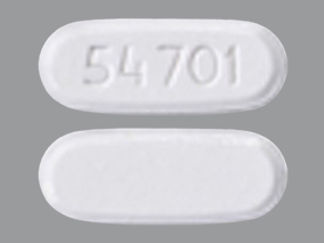 This is a Tablet imprinted with 54 701 on the front, nothing on the back.