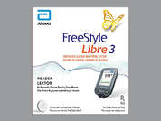 Freestyle Libre 3 Reader: This is a Each imprinted with nothing on the front, nothing on the back, and is manufactured by ABBOTT DIABETES.