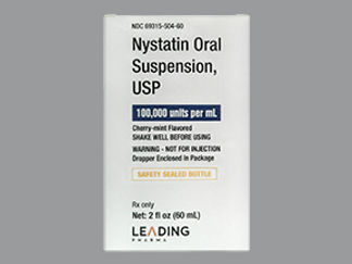 This is a Suspension Oral imprinted with nothing on the front, nothing on the back.