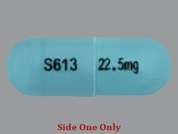 Temazepam: Esto es un Cápsula azul oblongo imprimido con S613 en la parte delantera, 22.5mg en la parte posterior, y es fabricado por SOLCO HEALTHCAR.