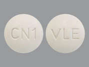 Cardura: This is a white round Tablet imprinted with CN1 on the front, VLE on the back, and is manufactured by VIATRIS SPECIAL.