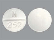 Fludrocortisone Acetate: This is a white round Tablet imprinted with N  252 on the front, nothing on the back, and is manufactured by NOVITIUM/ANI PH.