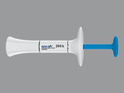 Omvoh: Esto es un Jeringa incoloro imprimido con nada en la parte delantera, nada en la parte posterior, y es fabricado por ELI LILLY & CO..