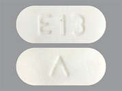 Guanfacine Hcl Er: This is a white oblong Tablet Er 24 Hr imprinted with E13 on the front, logo on the back, and is manufactured by ADVAGEN PHARMA.