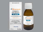 Brynovin: This is a colorless Solution Oral imprinted with nothing on the front, nothing on the back, and is manufactured by ARBOR PHARMACEU.